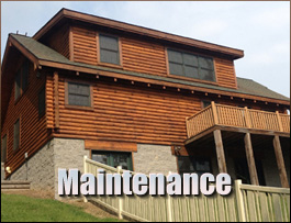  Spencer, Ohio Log Home Maintenance